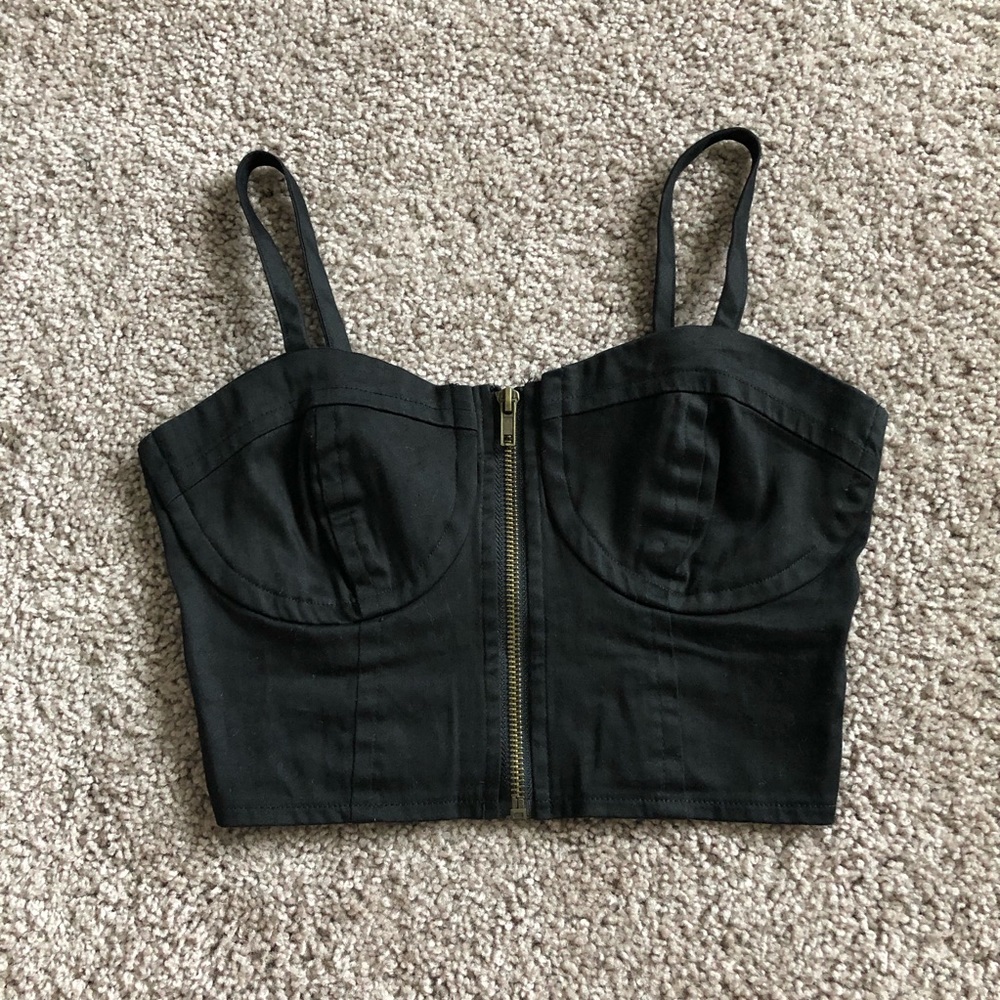 Nollie Black Corset Top